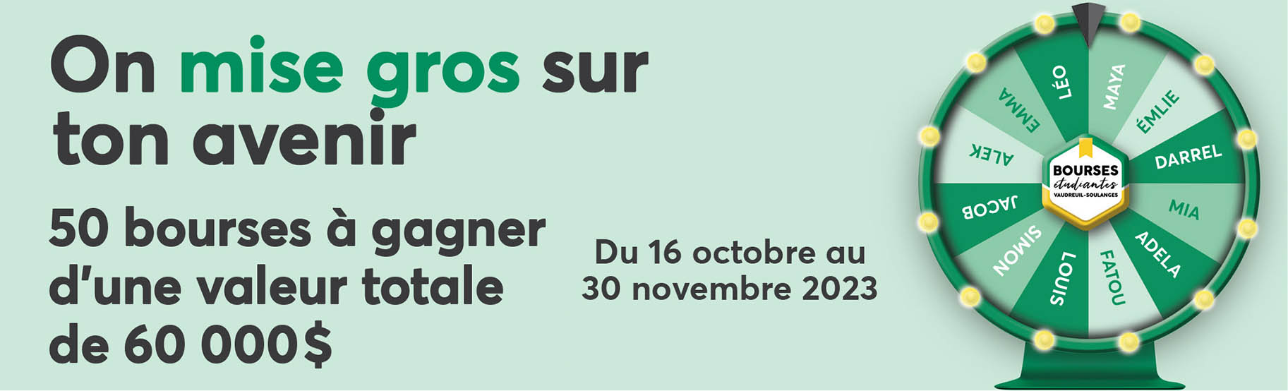 Caisses de Vaudreuil-Soulanges - Concours de Bourse 2022-2023